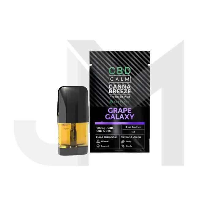 900mg CBD Calm Cannabreeze Prefilled Pod