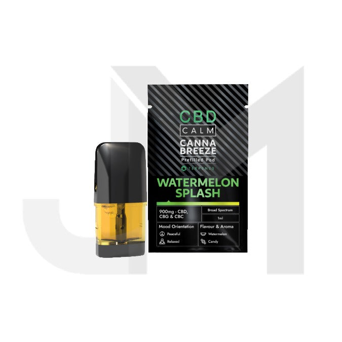 900mg CBD Calm Cannabreeze Prefilled Pod