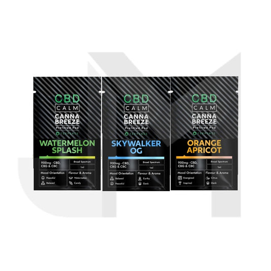 900mg CBD Calm Cannabreeze Prefilled Pod