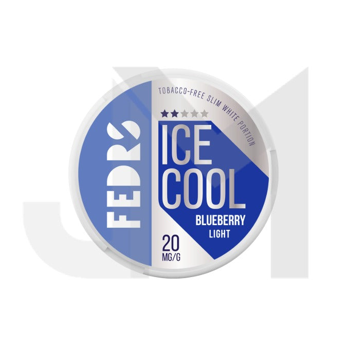 20mg FEDRS Ice Cool Light Nicotine Pouches - 20 Pouches