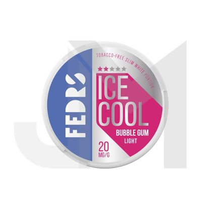 20mg FEDRS Ice Cool Light Nicotine Pouches - 20 Pouches