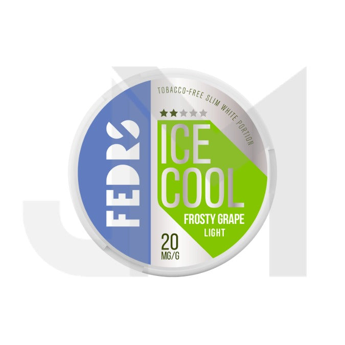20mg FEDRS Ice Cool Light Nicotine Pouches - 20 Pouches