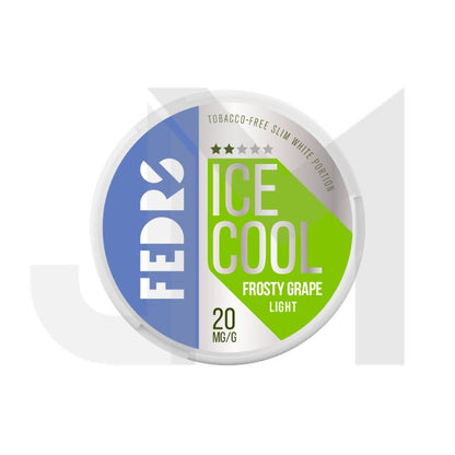 20mg FEDRS Ice Cool Light Nicotine Pouches - 20 Pouches