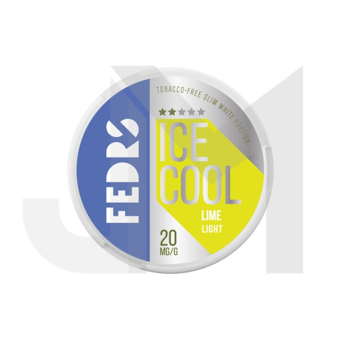 20mg FEDRS Ice Cool Light Nicotine Pouches - 20 Pouches