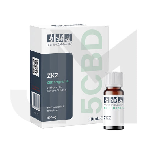5CBD by British Cannabis 500mg CBD Full Plant Extract ZKZ 10ml