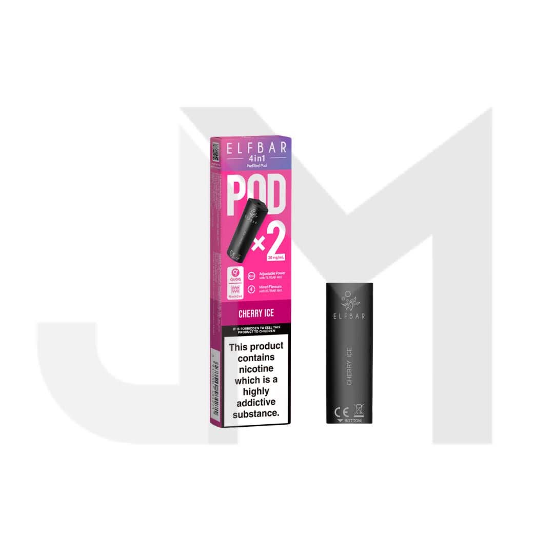 20mg Elf Bar 4 in 1 Prefilled Pods 2ml - 2Pcs