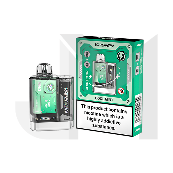 Vapengin Venus Pod Vape Kit + 1x 20mg Prefilled Pod 2ml Vapengin Venus Pod Vape Kit + 1x 20mg Prefilled Pod 2ml