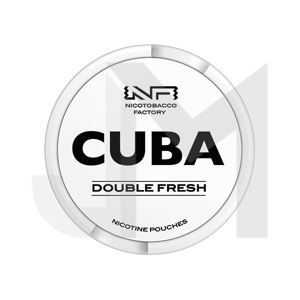 16mg CUBA White Nicotine Pouches - 25 Pouches