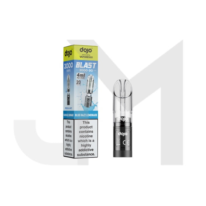 20mg Vaporesso Dojo Blast 2000 Go Prefilled Pod