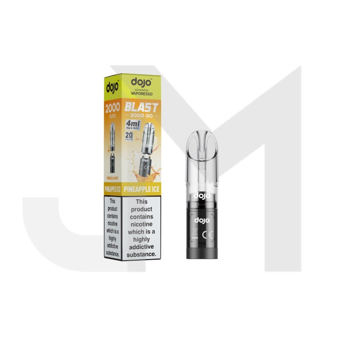 20mg Vaporesso Dojo Blast 2000 Go Prefilled Pod
