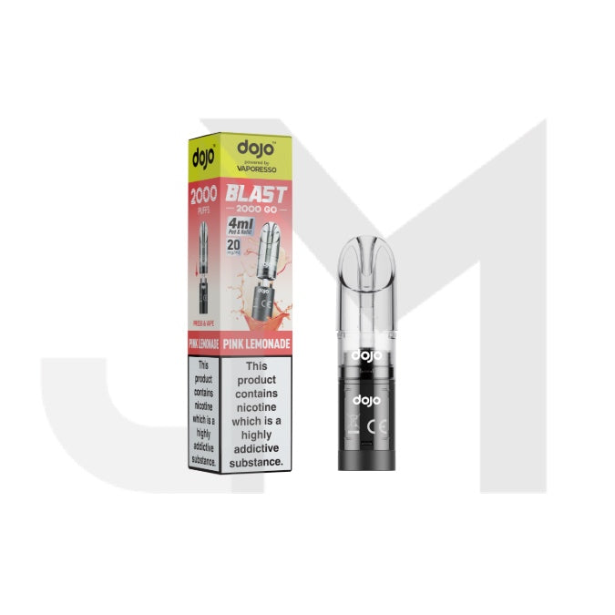 20mg Vaporesso Dojo Blast 2000 Go Prefilled Pod