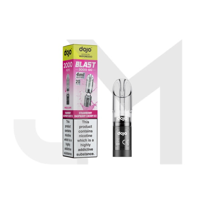 20mg Vaporesso Dojo Blast 2000 Go Prefilled Pod