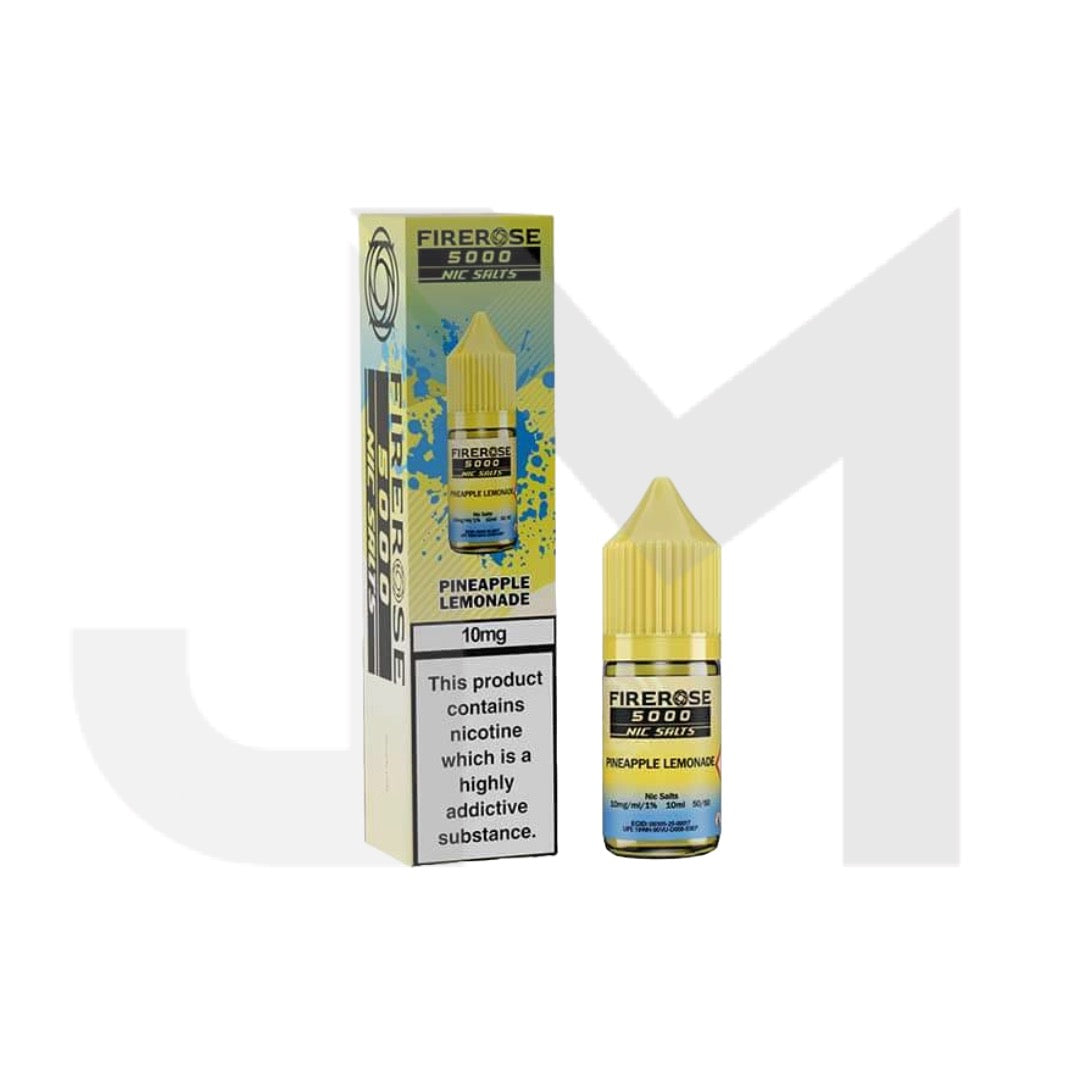 10mg Elux Firerose 5000 Nic salts 10ml (50VG/50PG)