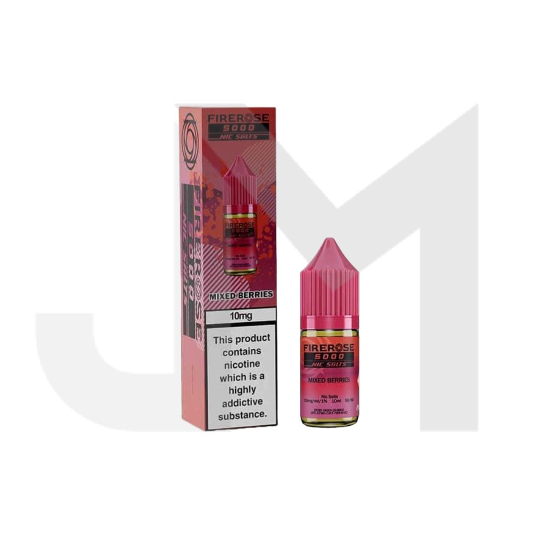 10mg Elux Firerose 5000 Nic salts 10ml (50VG/50PG)