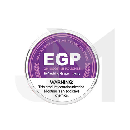 9mg EGP Nicotine Pouches - 20 Pouches