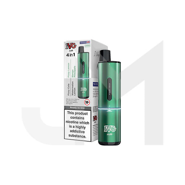 20mg I VG Air 4 in 1 Rechargeable Pod Vape | UK Wholesale Supplier 20mg I VG Air 4 in 1 Rechargeable Pod Vape | UK Wholesale Supplier