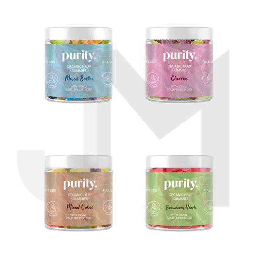 Purity 300mg Full-Spectrum CBD Vegan Gummies 150g
