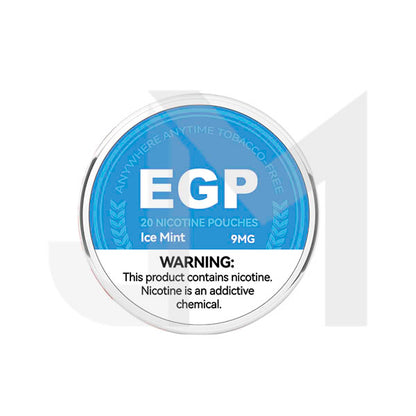 9mg EGP Nicotine Pouches - 20 Pouches