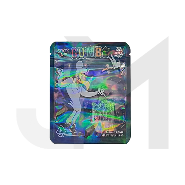 Mylar Gumbo Printed Zip Bag 3.5g Large