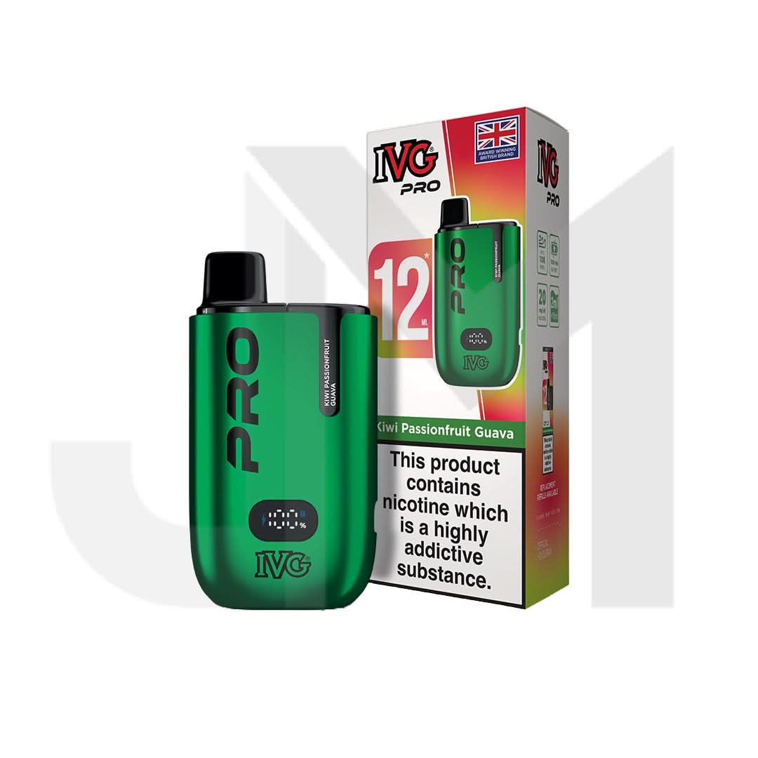 20mg I VG Pro 12 Prefilled Pod Vape Kit | UK Wholesale Supplier 20mg I VG Pro 12 Prefilled Pod Vape Kit | UK Wholesale Supplier