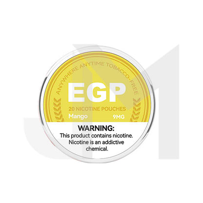 9mg EGP Nicotine Pouches - 20 Pouches