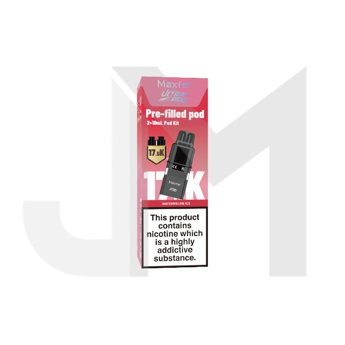 20mg Maxfel Ultra Pro Replacement Prefilled Pods 17500 Puffs