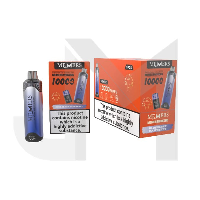 5 x 20mg Memers Wukong V10000 Prefilled Pod Vape Kit 10000 Puffs – (2 Free Kits With Every Box Of 5)
