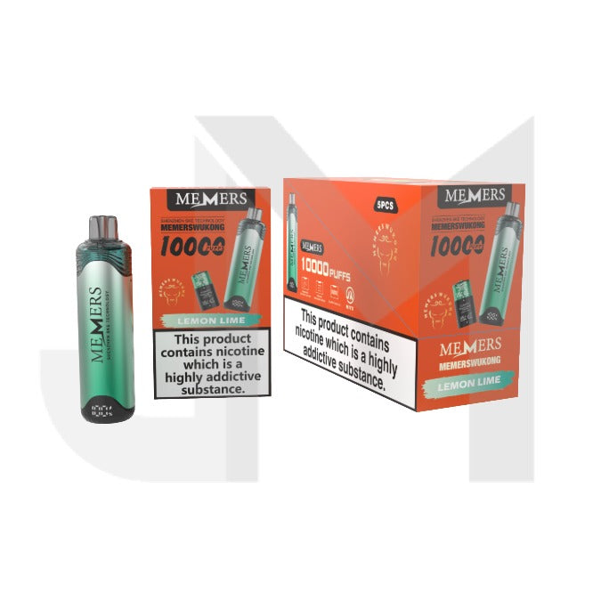 5 x 20mg Memers Wukong V10000 Prefilled Pod Vape Kit 10000 Puffs – (2 Free Kits With Every Box Of 5)