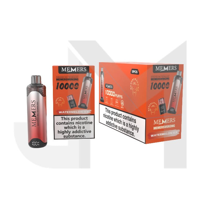 5 x 20mg Memers Wukong V10000 Prefilled Pod Vape Kit 10000 Puffs – (2 Free Kits With Every Box Of 5)