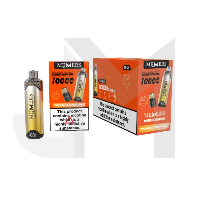 5 x 20mg Memers Wukong V10000 Prefilled Pod Vape Kit 10000 Puffs – (2 Free Kits With Every Box Of 5)
