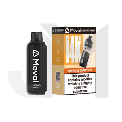 20mg Mevol S7000 Prefilled Pod & Refill 14k puffs