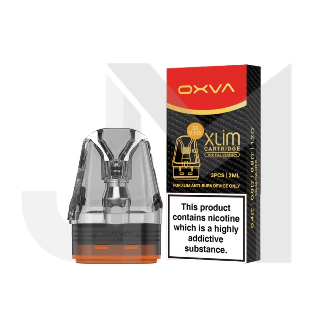 OXVA Xlim SS Replacement Pods (0.6Ohm, 0.8Ohm, 1.2Ohm)