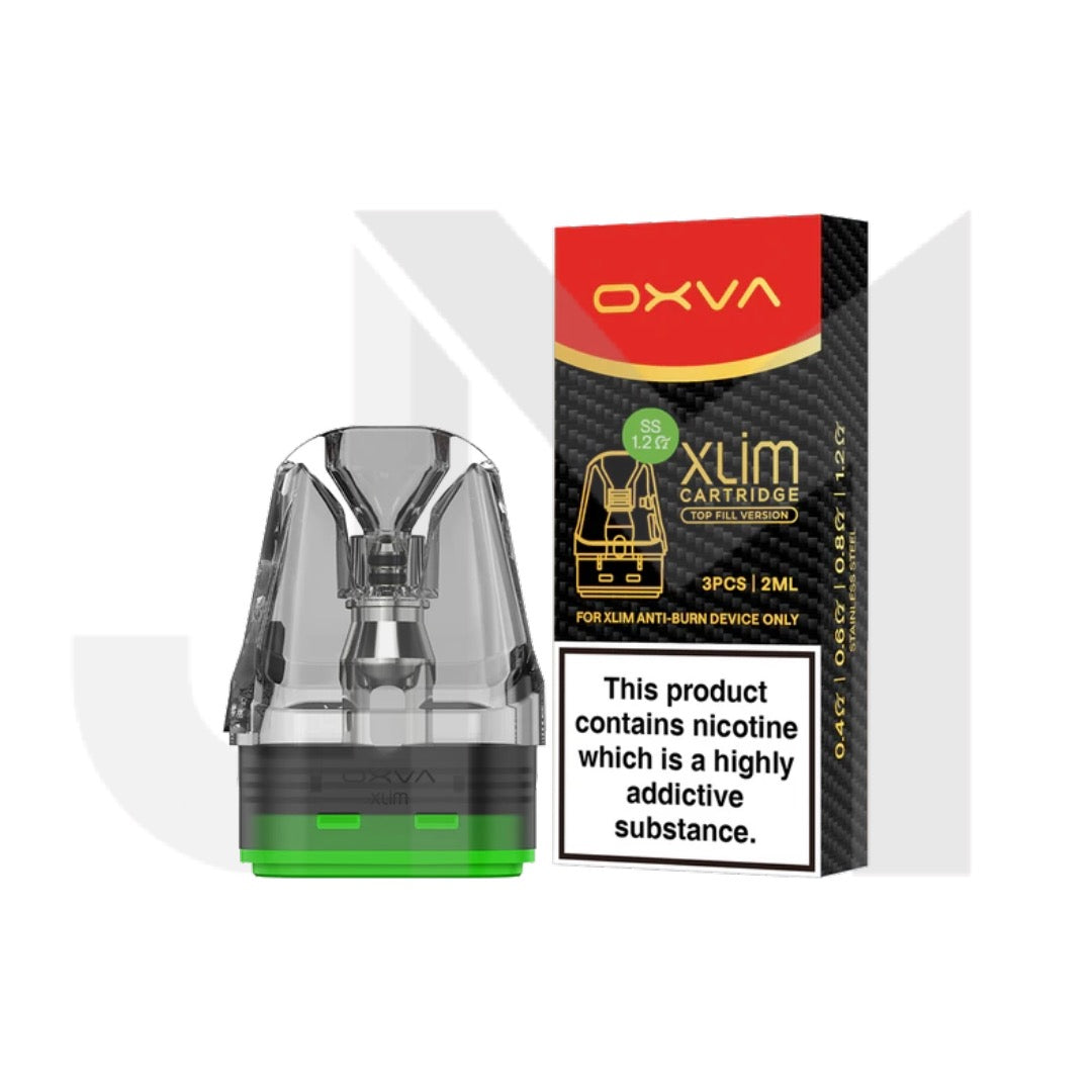 OXVA Xlim SS Replacement Pods (0.6Ohm, 0.8Ohm, 1.2Ohm)