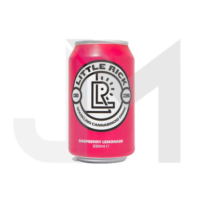 24 x Little Rick 32mg CBD Sparkling 330ml Raspberry Lemonade