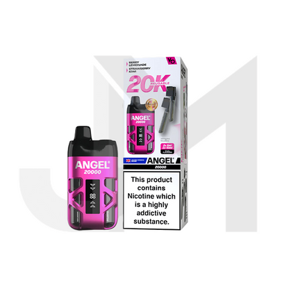 20mg Angel 20000 by Vapes Bars Duel Prefilled Pod Vape Kit 20000 Puffs