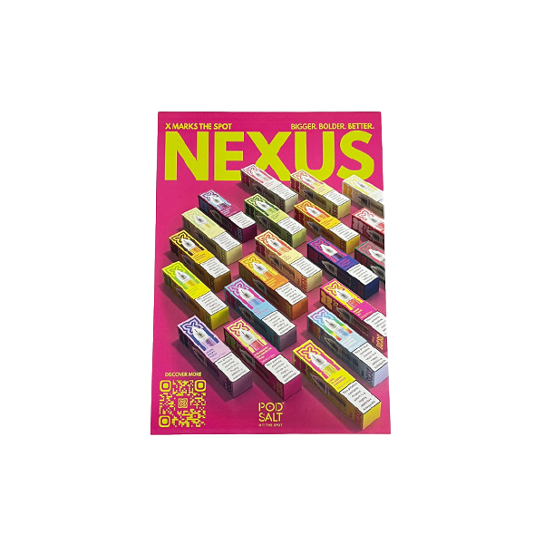 FREE Nexus Promotional A4 Poster - For Your Business! 2 Per Customer