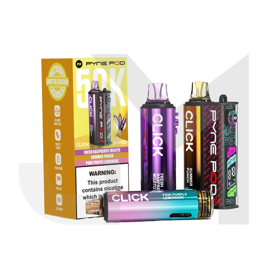 20mg Pyne Pod Click 50K Prefilled Pod Vape Kit