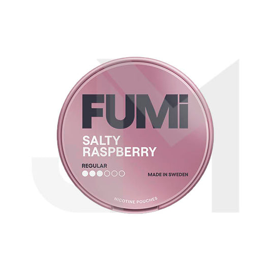 4mg FUMI Regular Salty Raspberry Nicotine Pouch - 20 Pouches