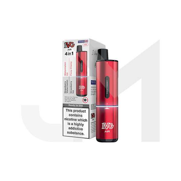 20mg I VG Air 4 in 1 Rechargeable Pod Vape | UK Wholesale Supplier 20mg I VG Air 4 in 1 Rechargeable Pod Vape | UK Wholesale Supplier