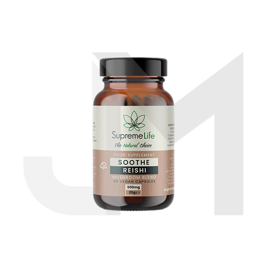 Supreme Life 500mg Soothe Reishi Vegan Capsules  - 60 Capsules