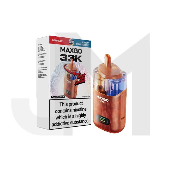 18mg Relx Maxgo 33K Prefilled Pod Vape Kit 25W | UK Wholesale 18mg Relx Maxgo 33K Prefilled Pod Vape Kit 25W | UK Wholesale