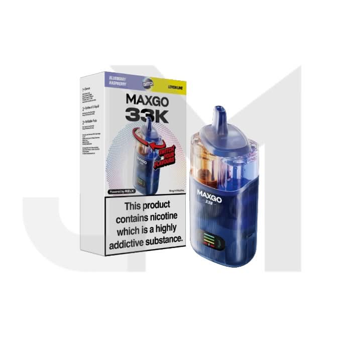 18mg Relx Maxgo 33K Prefilled Pod Vape Kit 25W | UK Wholesale 18mg Relx Maxgo 33K Prefilled Pod Vape Kit 25W | UK Wholesale