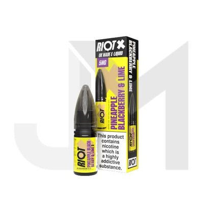 5mg RIOT X 10ml Nic Salts by Riot Squad (50VG/50PG)
