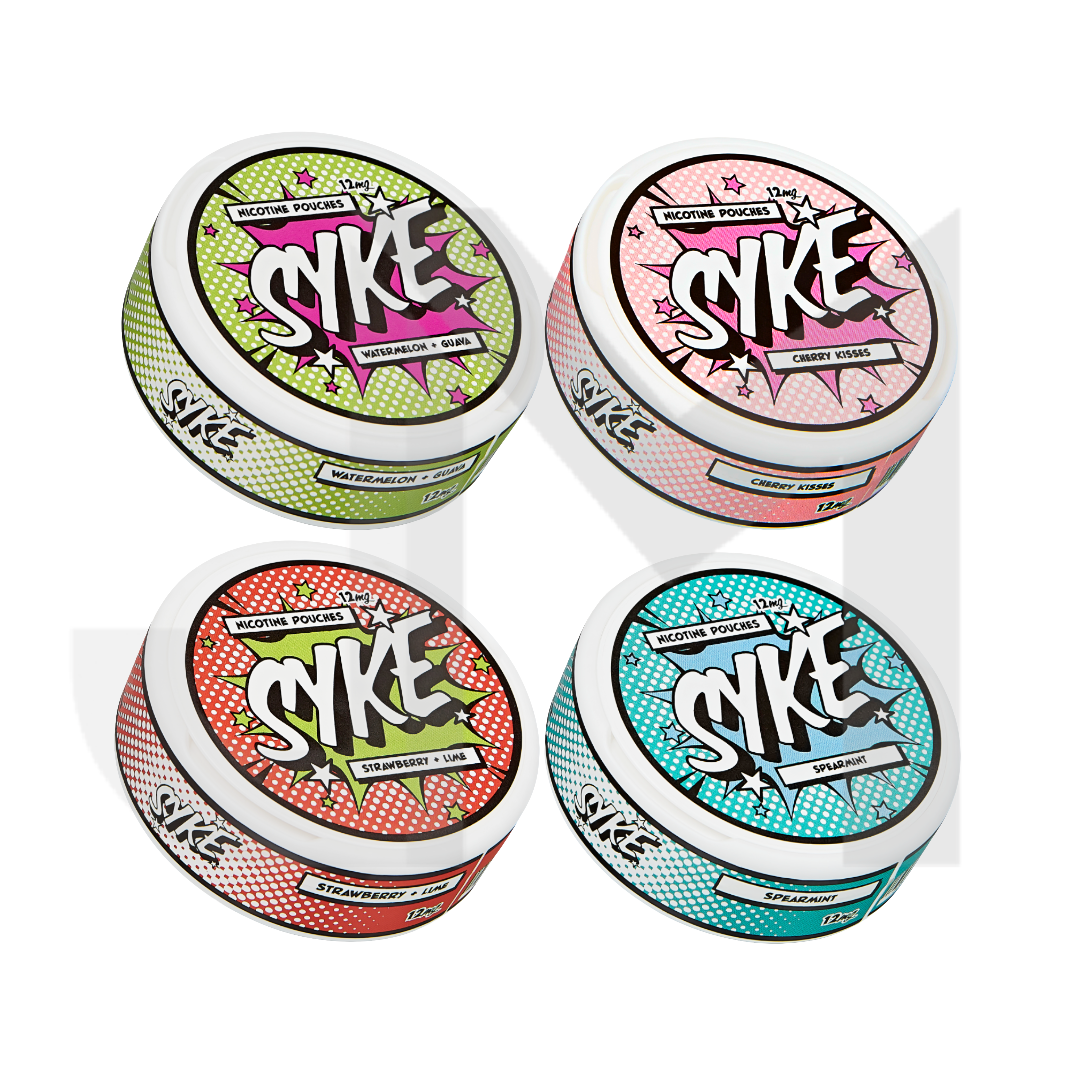 12mg SYKE Nicotine Pouches - 20 Pouches