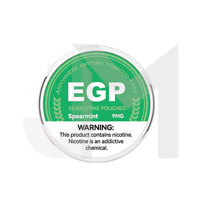 9mg EGP Nicotine Pouches - 20 Pouches