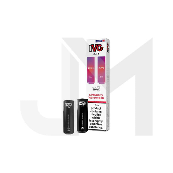 20mg IVG Air Prefilled Pods 2ml 1200 Puffs | UK Vaping Wholesale 20mg IVG Air Prefilled Pods 2ml 1200 Puffs | UK Vaping Wholesale