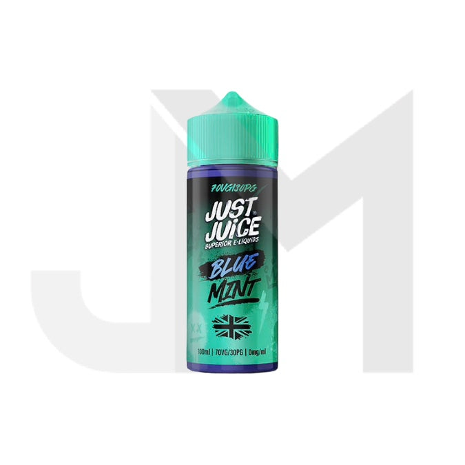 0mg Just Juice MINT 100ml Shortfill (70VG/30PG)