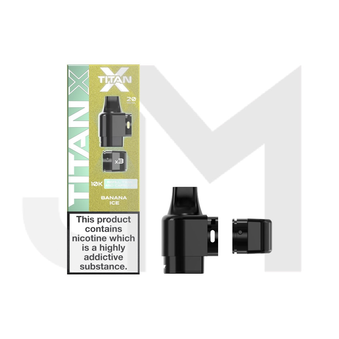 20mg Titan X 10k Puff Prefilled Pods