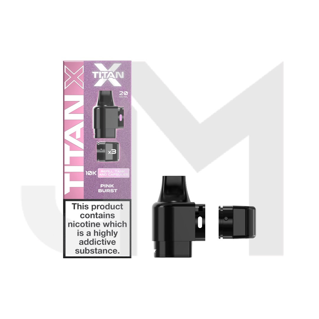 20mg Titan X 10k Puff Prefilled Pods