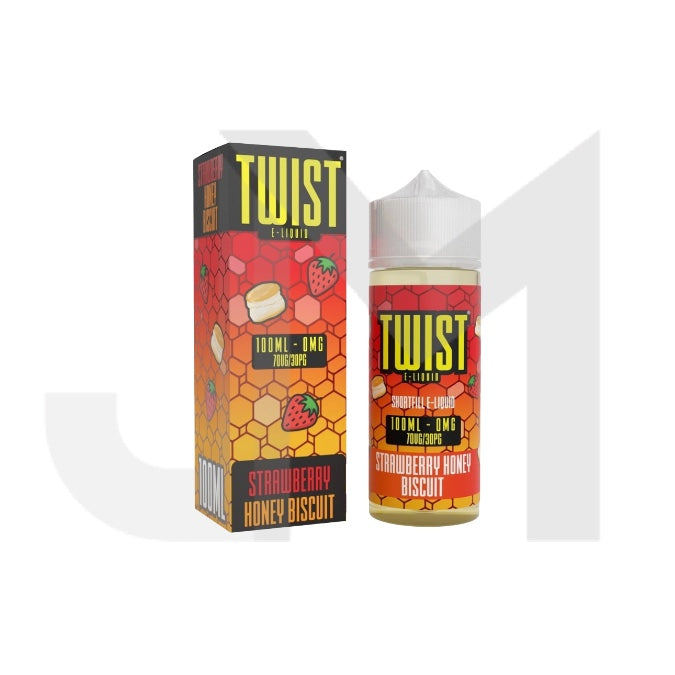 0mg Twist E-liquids 100ml Shortfill (70VP/30PG)